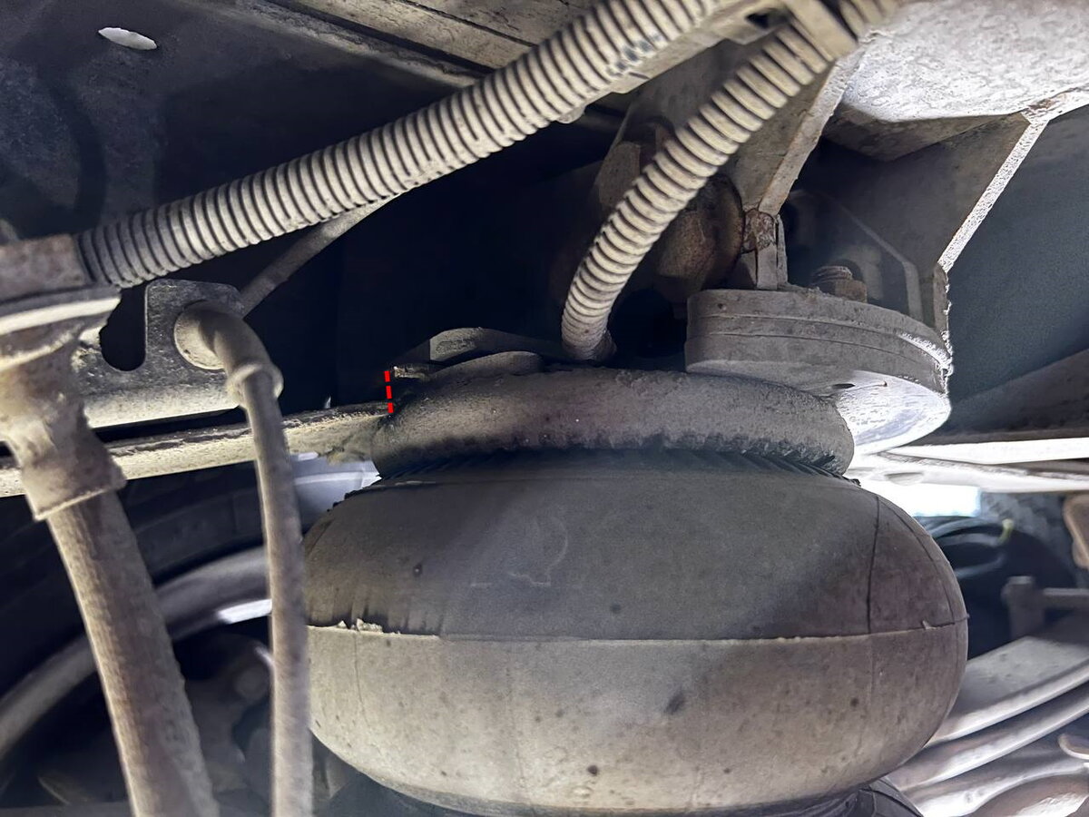 Трещина на раме изнутри