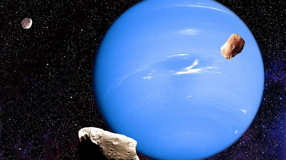 Планета Нептун. NASA. Фото в свободном доступе