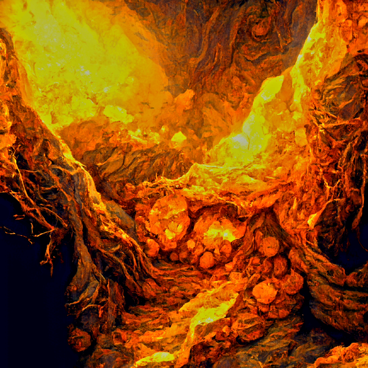 Марсианская пещера.