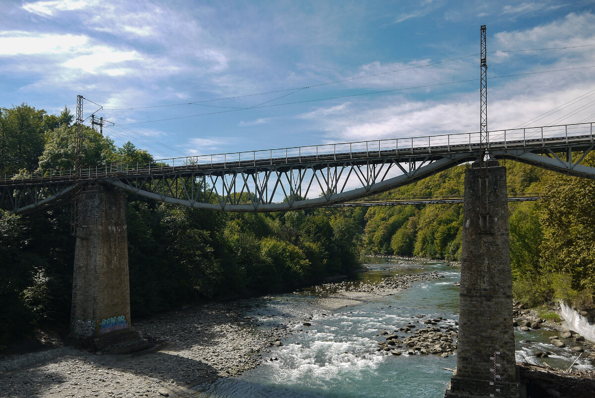 Железнодорожный мост через р. Белая. 