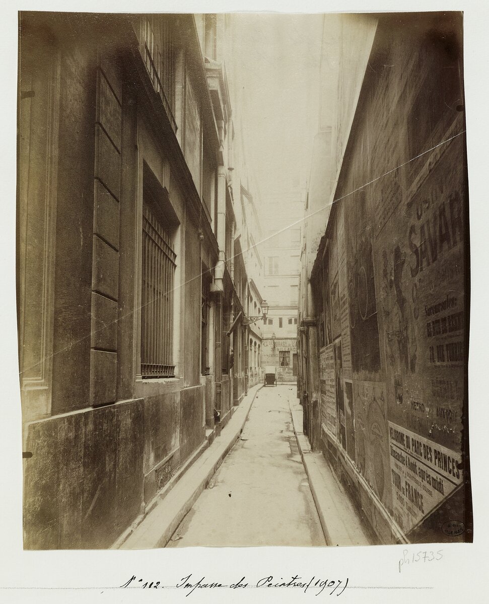 Эжен Атже. Тупик художников. ©Musee de la Ville de Paris, Musee Carnavalet