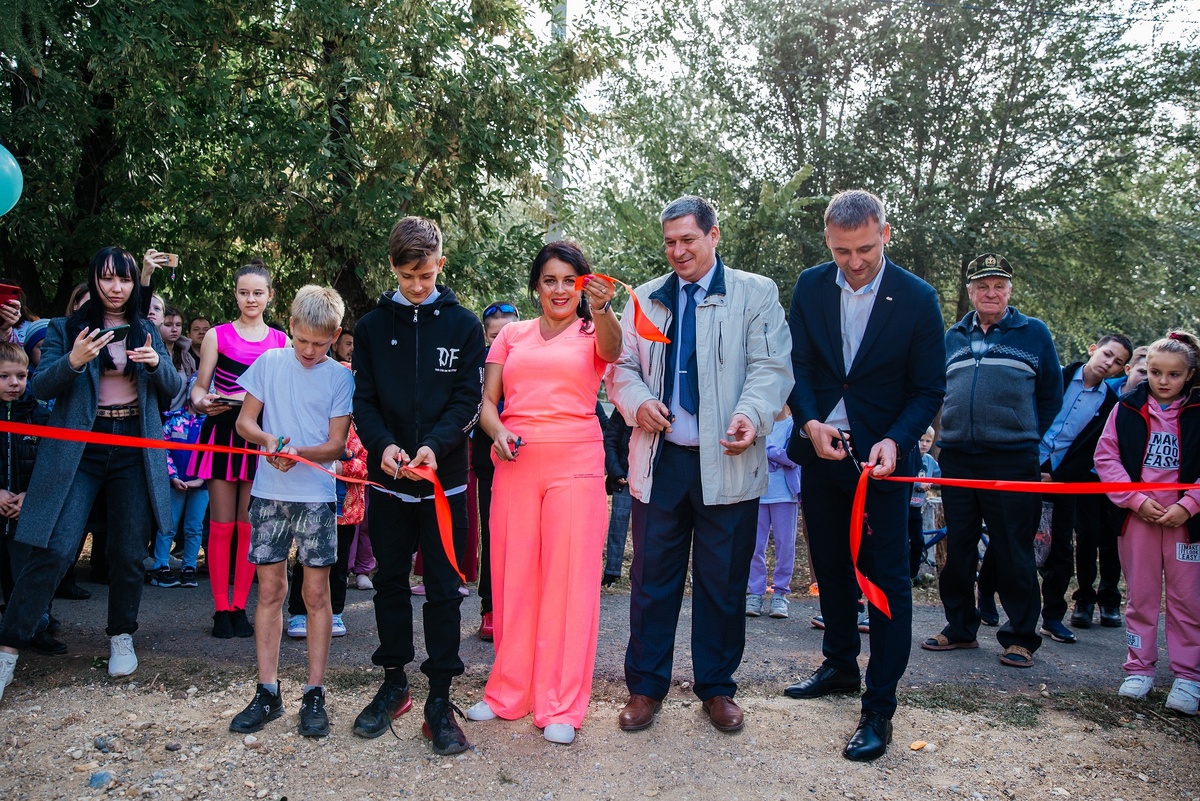  📷    «Газпромнефть-Оренбург» подарил жителям Переволоцкого современный спортивный парк Кристина Просвиркина