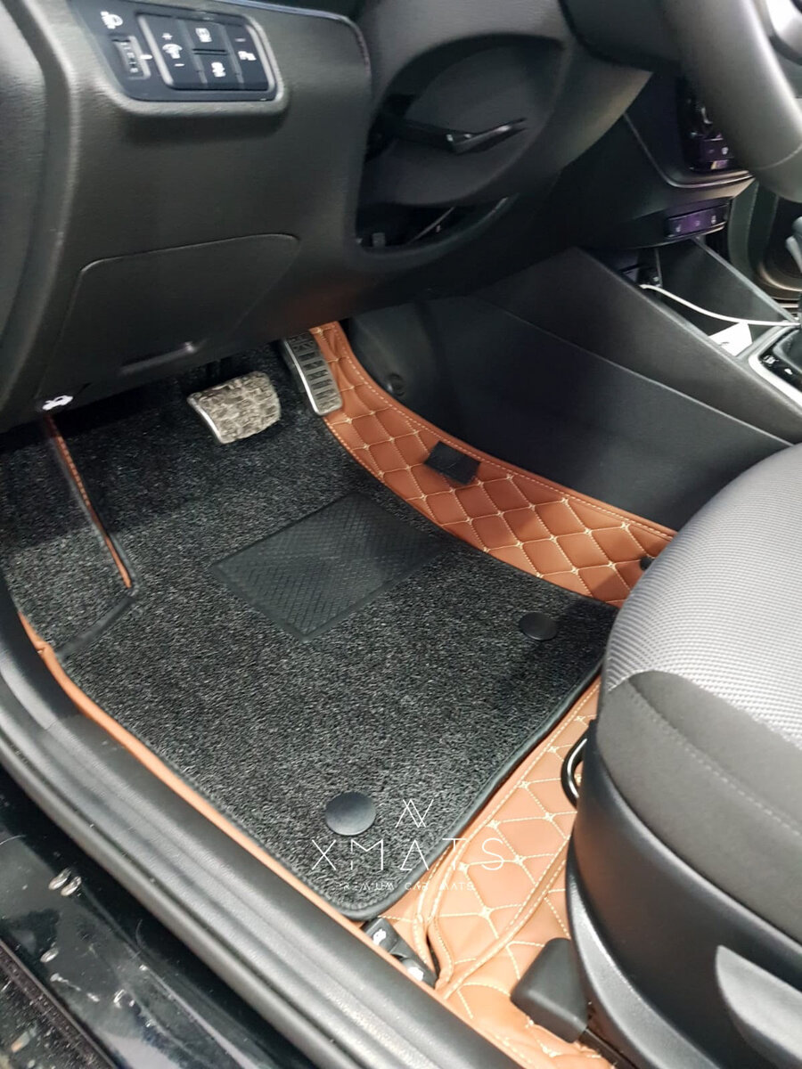 Коврики из экокожи на KIA RIO 4 / Hyundai Solaris 2