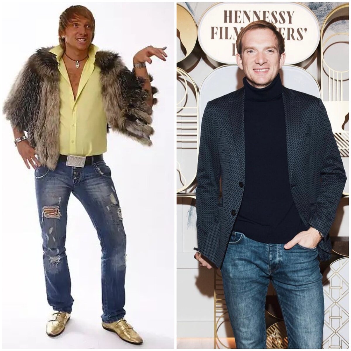    Андрей Бурковский тогда и сейчас. Фото: фан-группа шоу «Даешь молодежь!» ВКонтакте