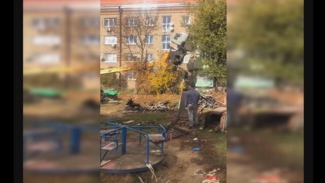    Упавший кран Цитата из видео