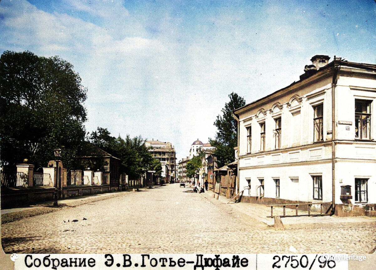 Цветные снимки Москвы 1910-х годов. Прогулка по городу | Now&Then Russia |  Дзен