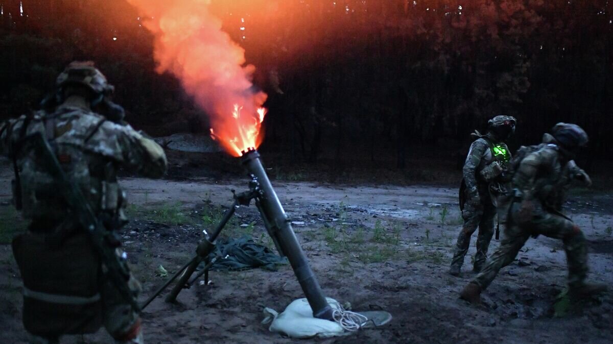    Военнослужащие войск специального назначения ВС РФ в ходе боевой операции на Харьковском направлении© РИА Новости / Виктор Антонюк