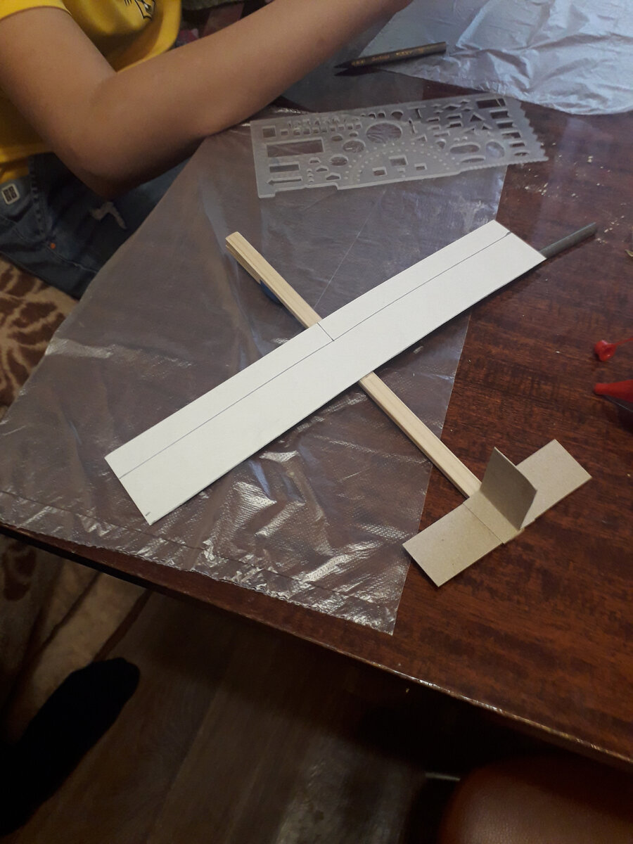 Рис. 1. Фото готового комнатного планера