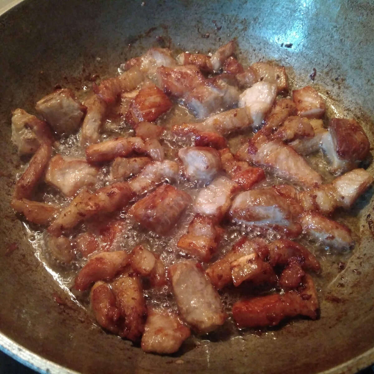 Гречка по купечески со свининой на сковороде рецепт с фото пошагово