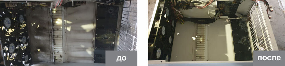 Очистка электрооборудования в телеком индустрии технологиями STORMPROF