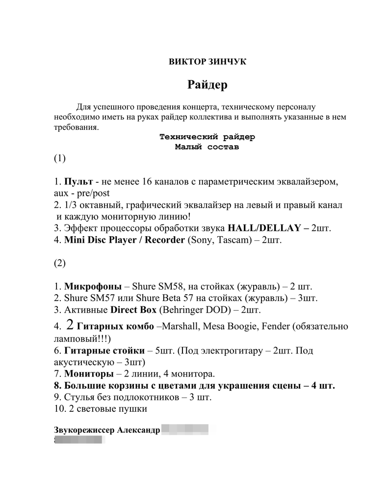 какой-то старый райдер Зинчука из интернета.