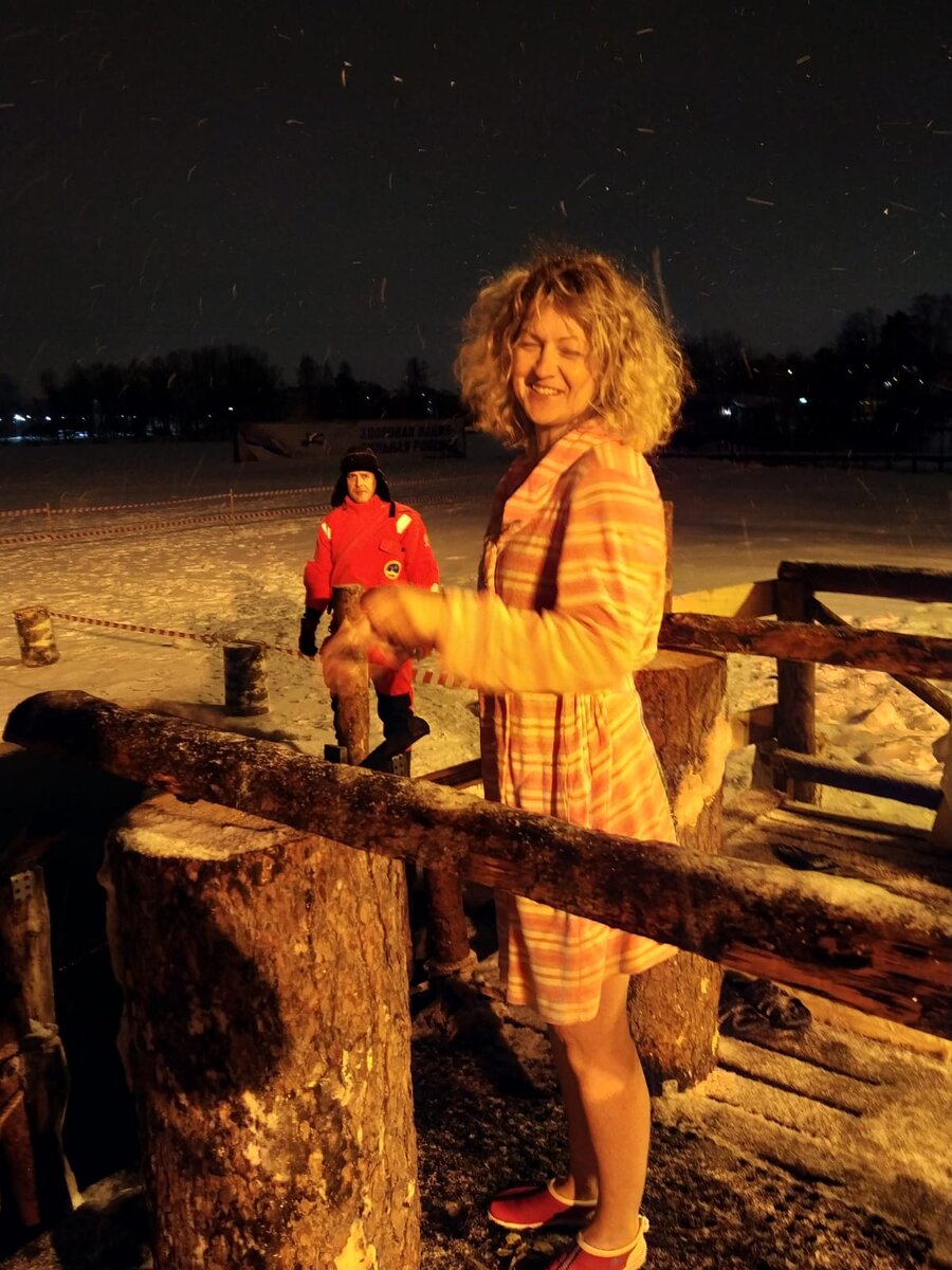 Крещенские купания. Фото из личного архива.