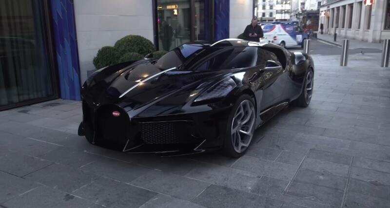 Дорогие машины Bugatti la voiture noire