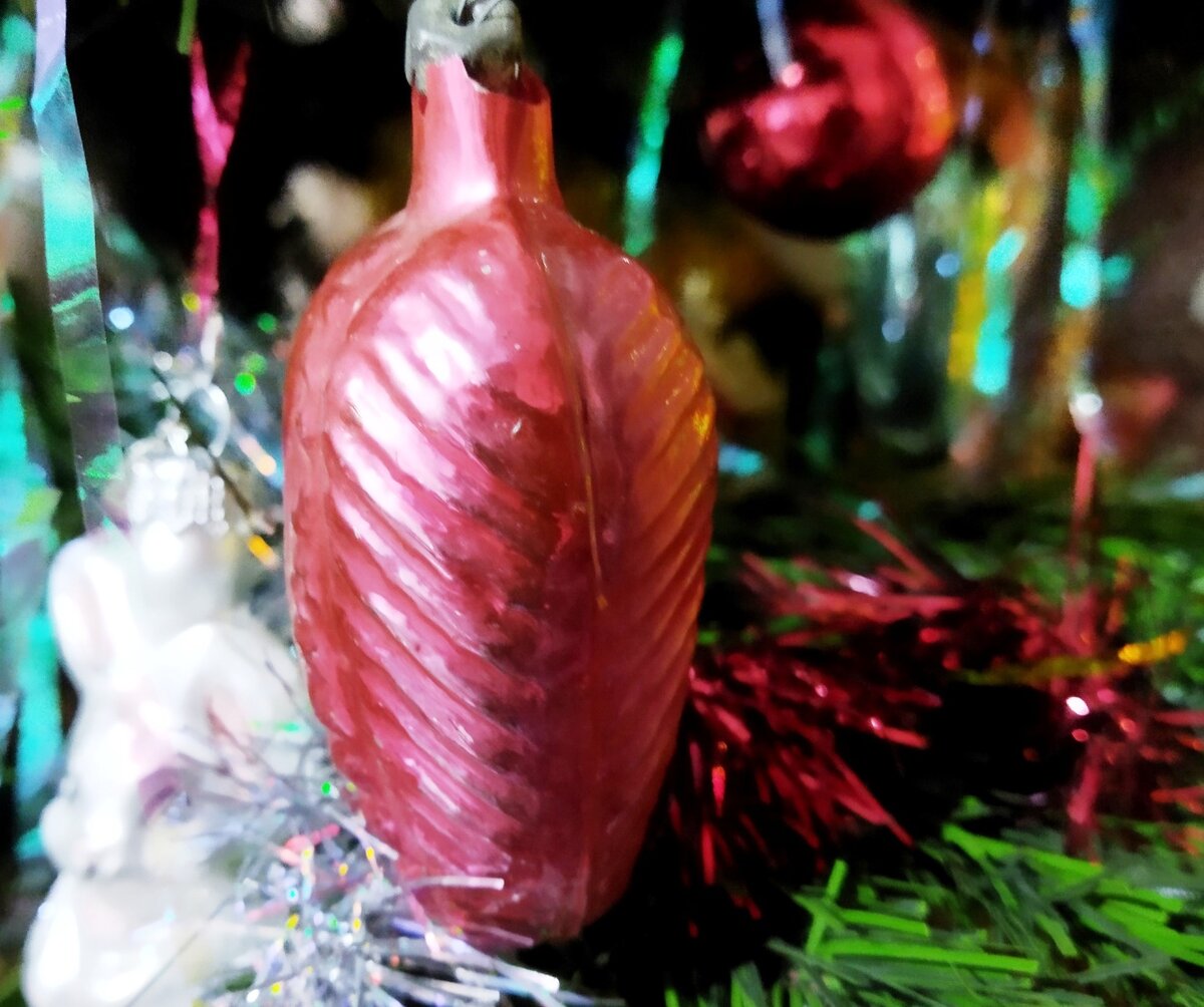 Игрушка ёлочная, стеклянная, СССР