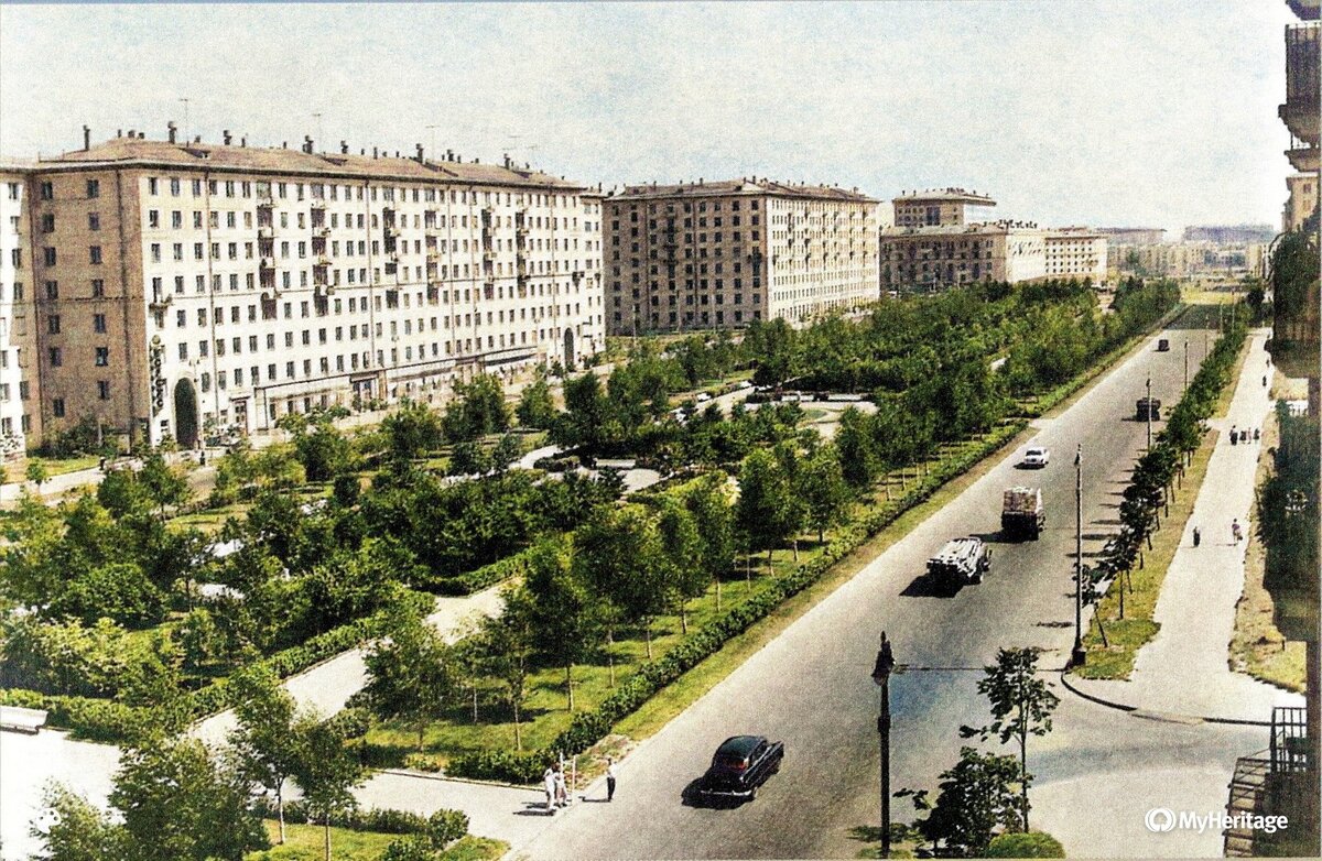 Москва 1960-х годов в цвете | Now&Then Russia | Дзен