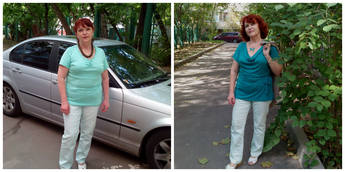 Между этими двумя фото - ровно 42 дня. Результат программы Управление весом.