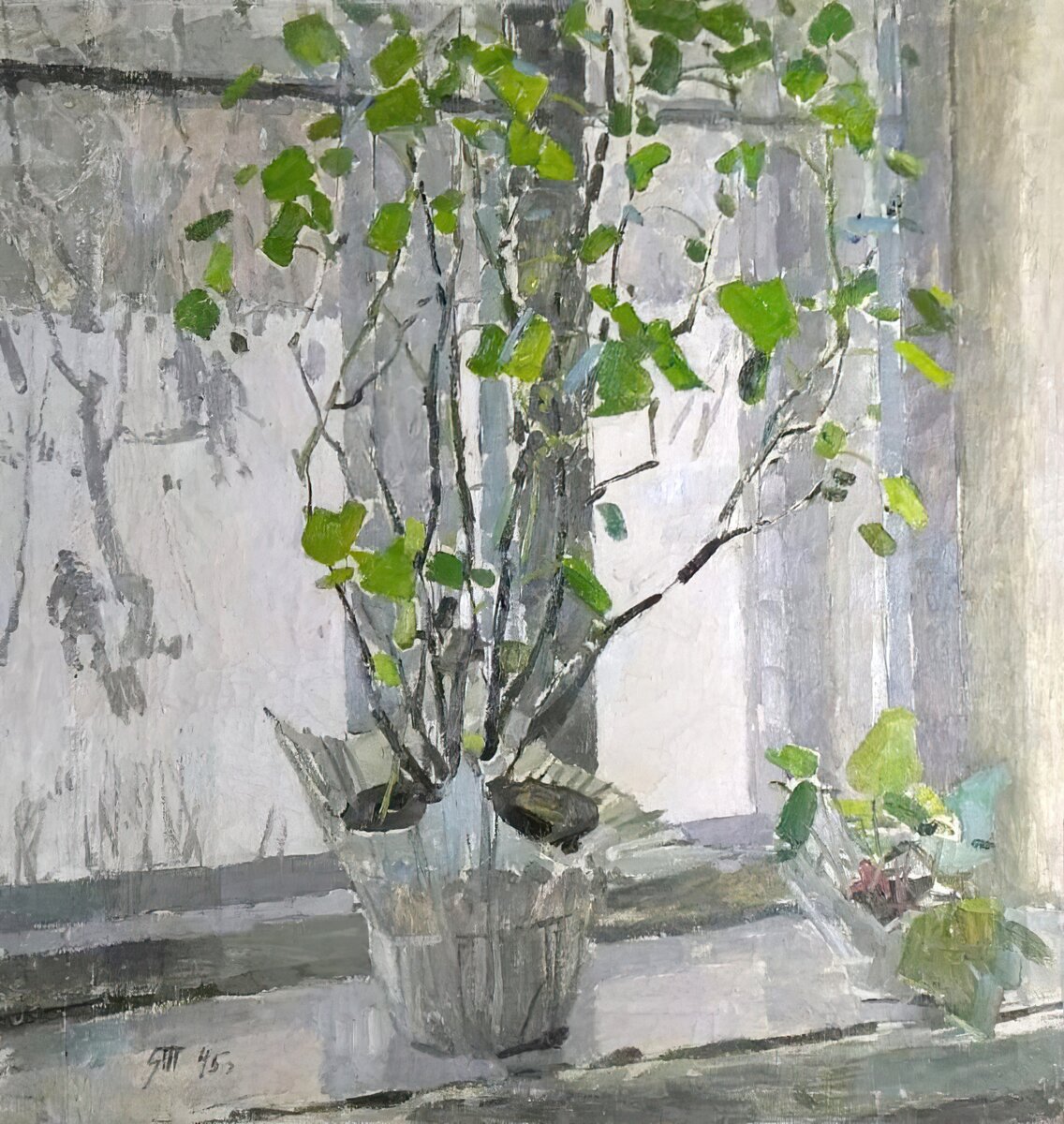 "Зимнее окно", 1945 год. Яблонская Татьяна Ниловна