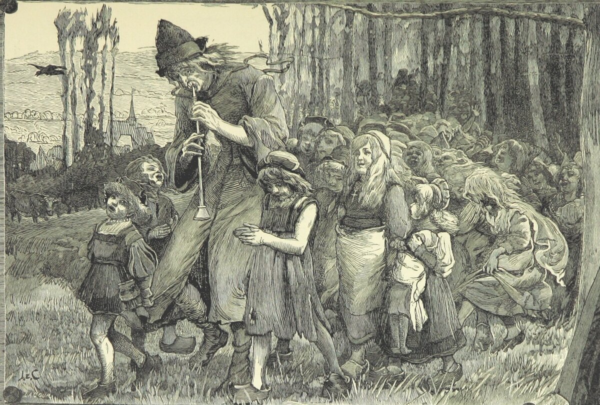 Джеймс Элдер Кристи. Гамельнский Крысолов. 1881