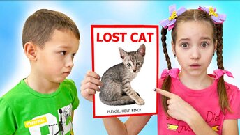 Cats got lost in the park! Children's stories about pets