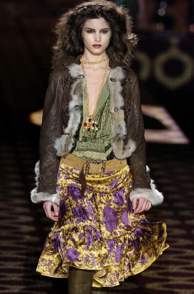 2. Roberto Cavalli at Milan Fashion Week Fall 2004.