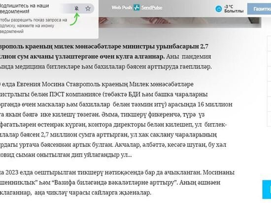     Скриншот страницы сайта