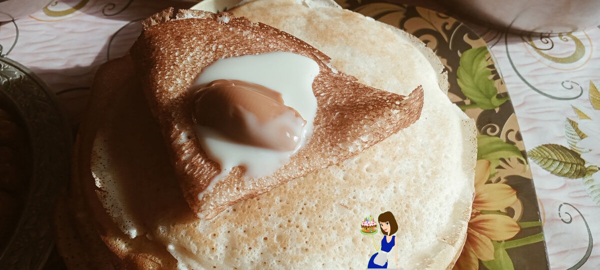 Блины со сгущенкой