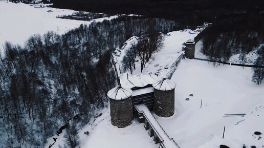 Крепость Копорье. Одна из древнейших крепостей России. Памятник средневековья в Ленинградской области.