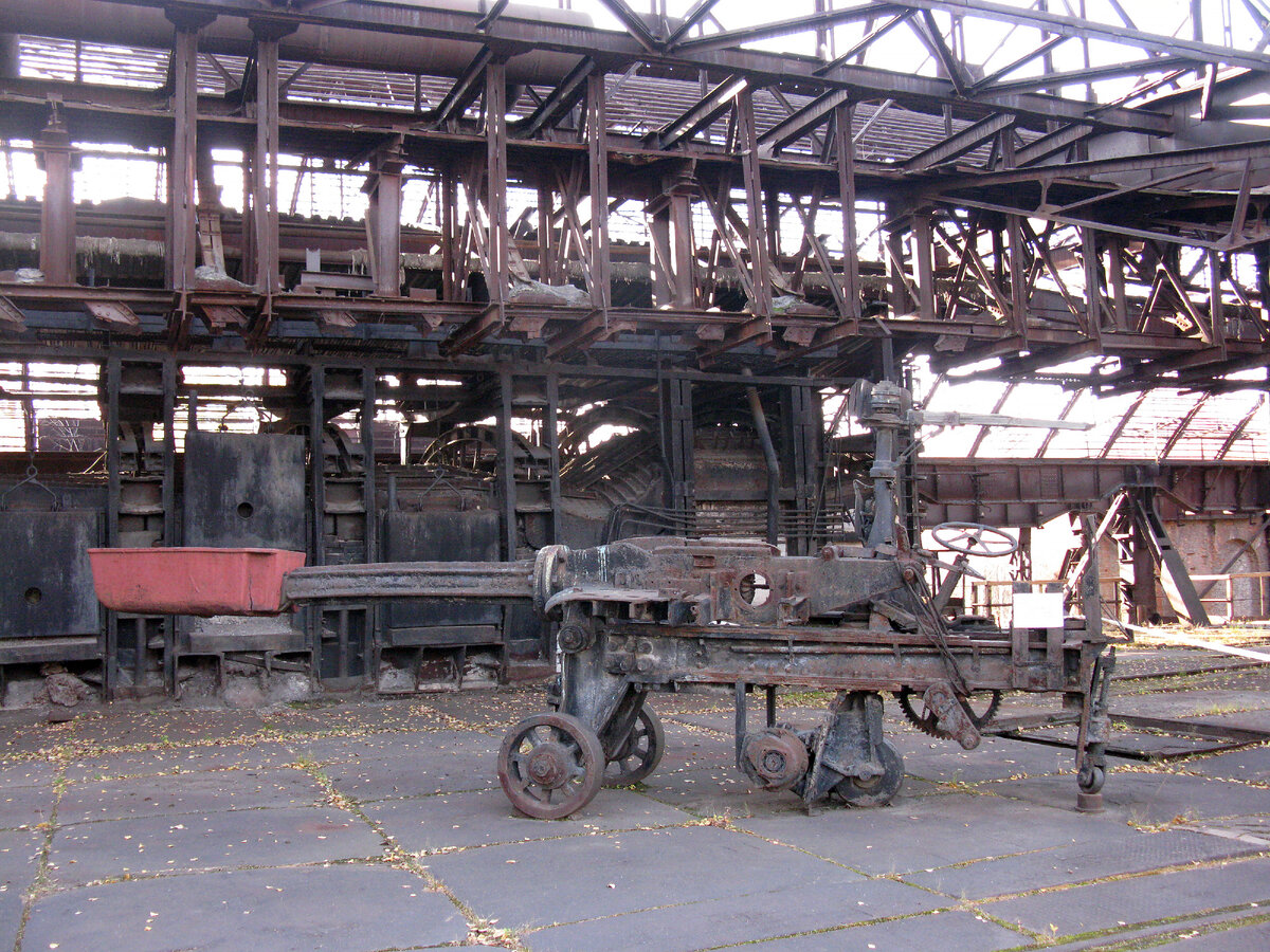 Завалочная машина Пруденко, Эко-индустриальный технопарк "Старый Демидовский завод", 2022 г. 