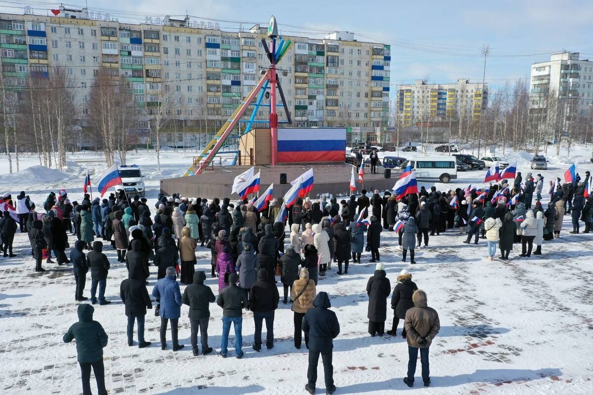    Жители Радужного поддержали участников спецоперации