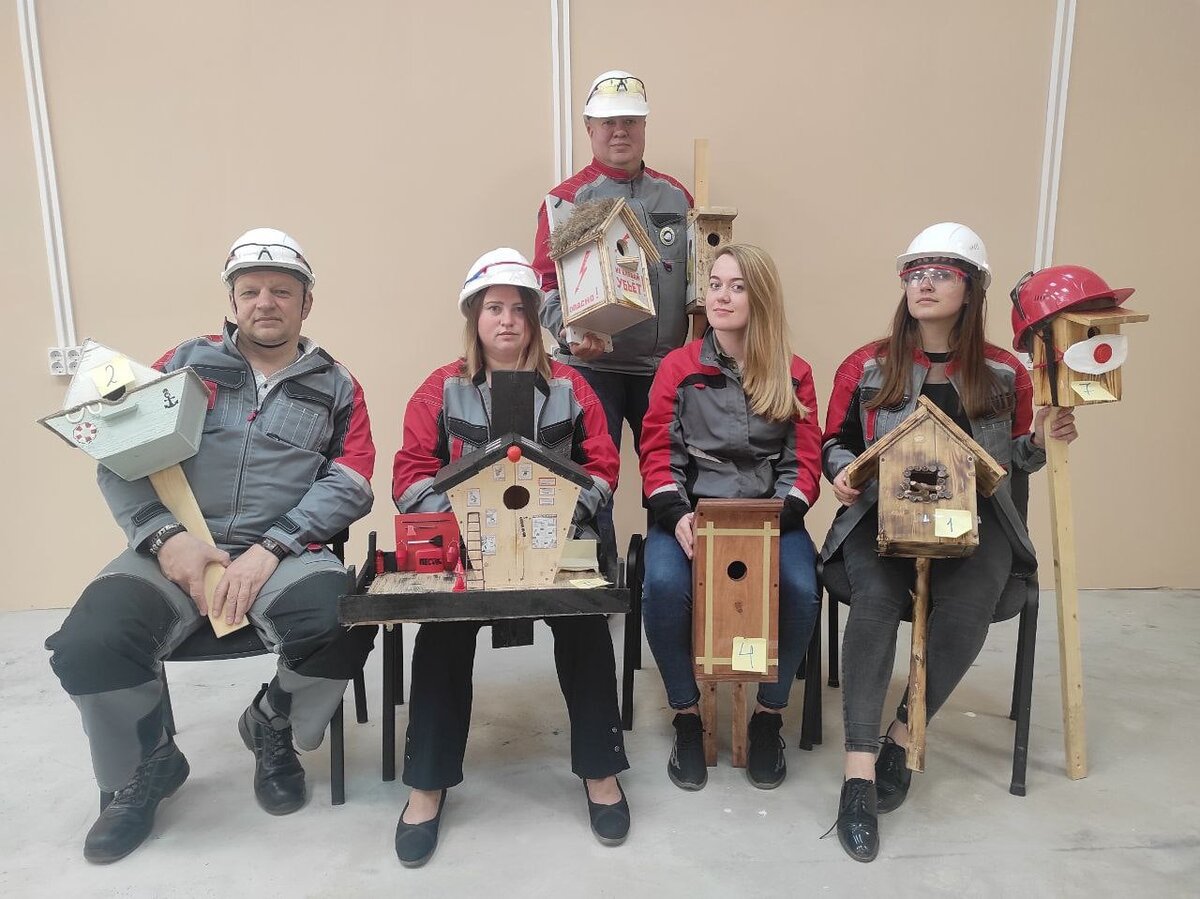 Новостройки для птиц от корабелов ПСЗ "Янтарь" (входит в ОСК)