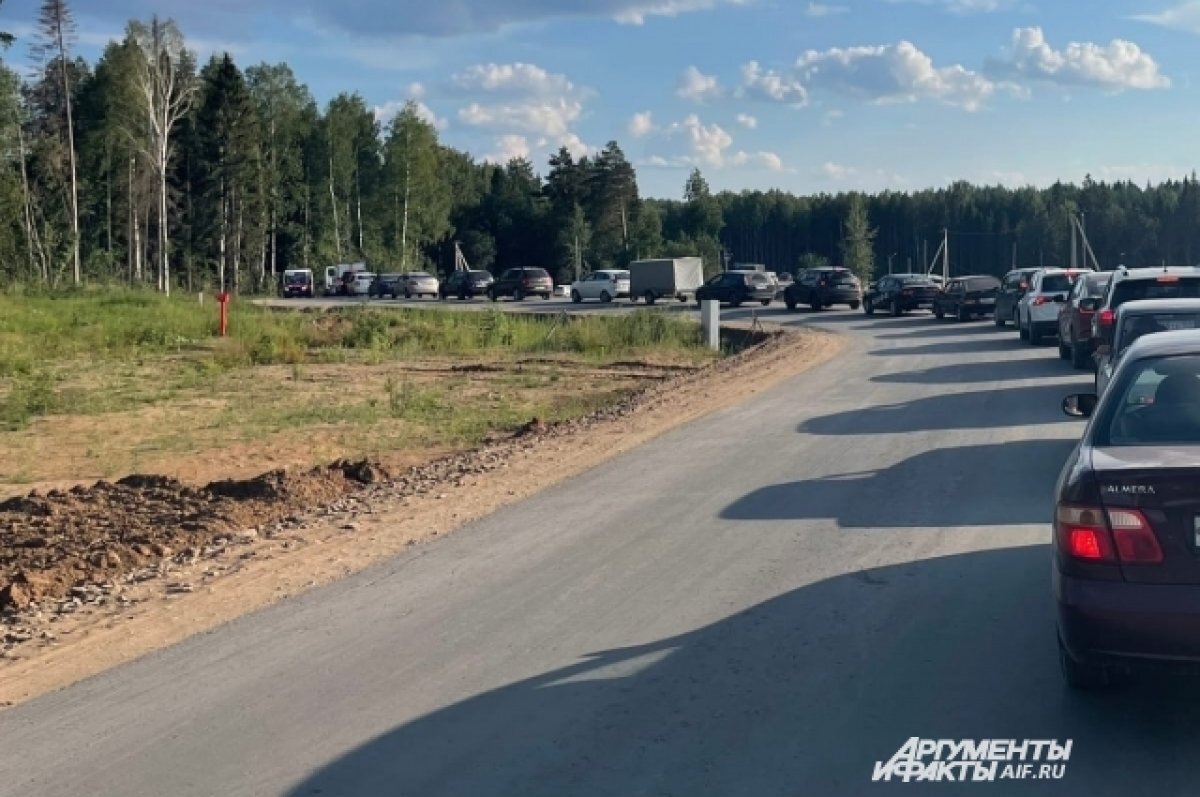   Пермяков возмутили многокилометровые пробки на трассе Нытва – Краснокамск
