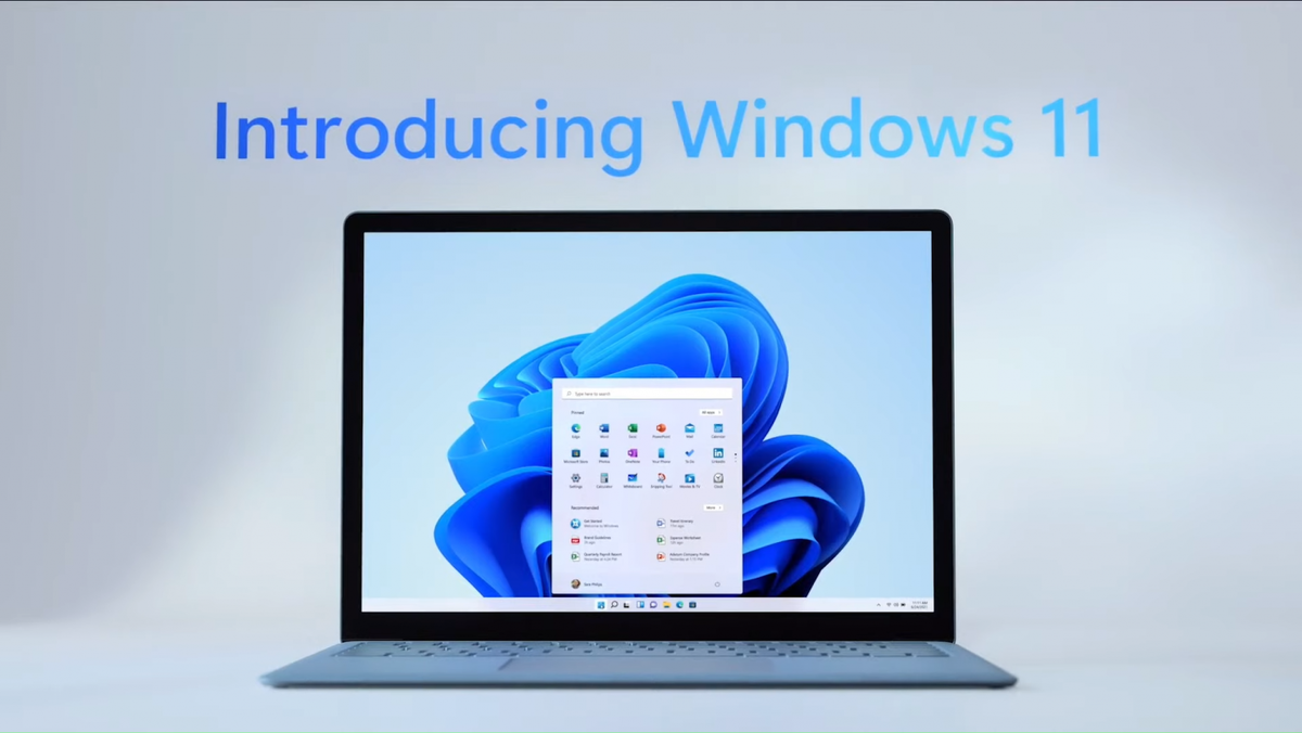 Windows 11 на ноутбуке