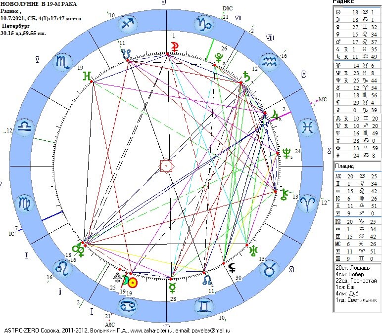 Гороскоп Новолуния 10.07.2021