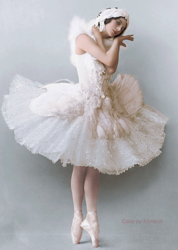 Умирающий Лебедь в исполнении Анны Павловой.