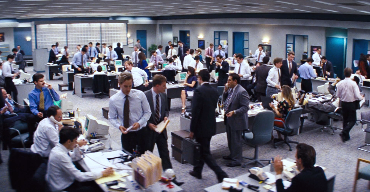 Кадр из фильма "Волк с Уолл-стрит"