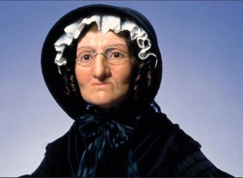 Мадам Тюссо, изображенная на своих восковых фигурах в Лондоне