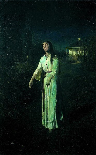 Сомнамбула,  1871 год. Источник: ru.wikipedia.org