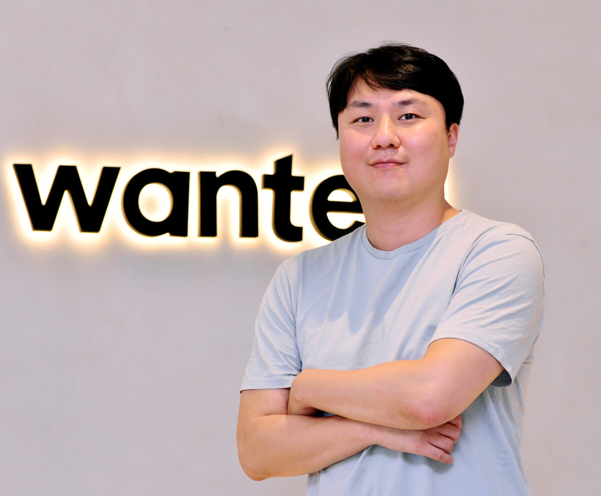 Генеральный директор Wanted Lab Ли Бок Ки (Пак Хён Ку / The Korea Herald)
