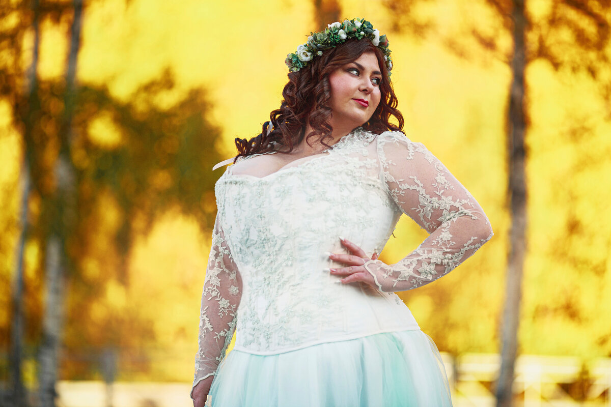 Свадебное платье ручной работы для Цветалины. Дизайнер Елена Романова