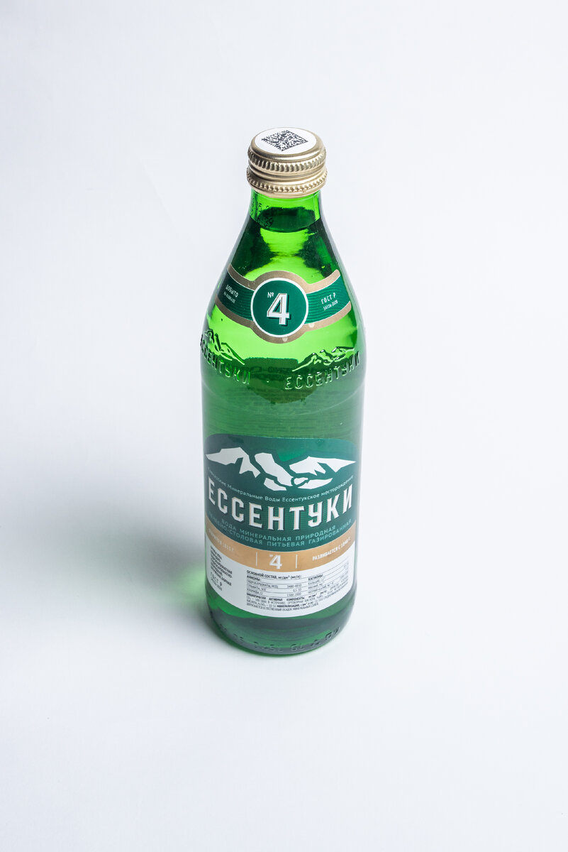 DataMatrix код на крышке минеральной воды «Ессентуки»