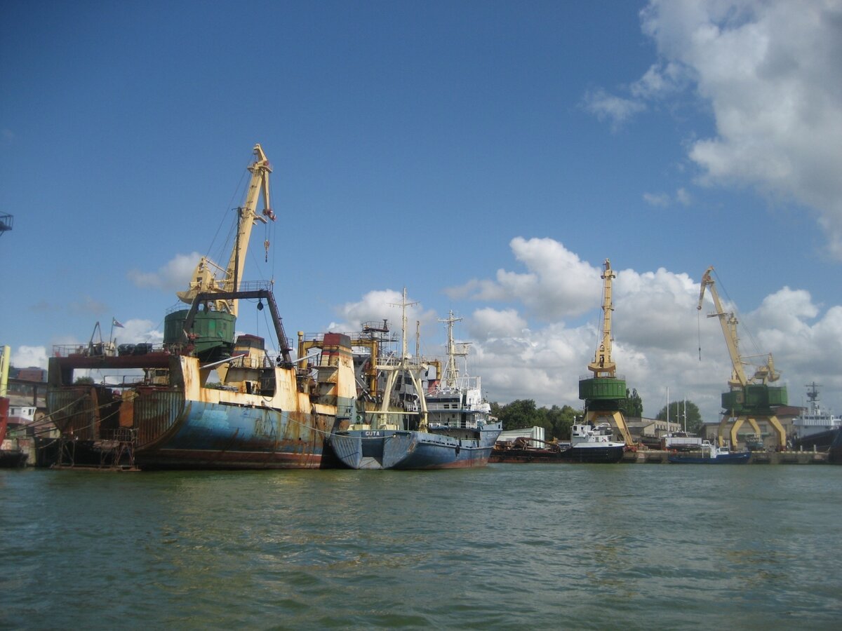 Клайпеда, порт.