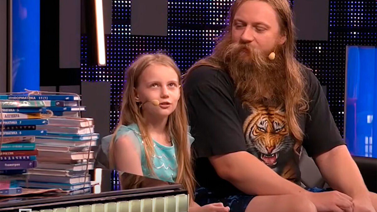 кадр из этой передачи на НТВ