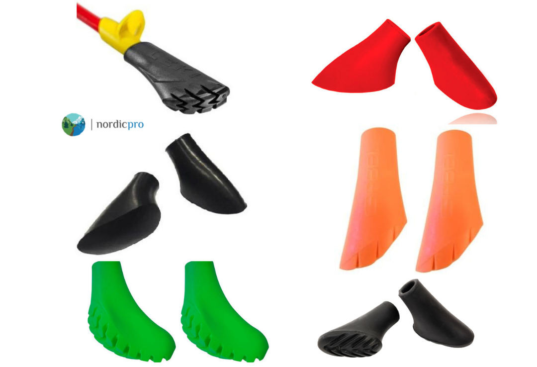 Резиновые наконечники для палок для скандинавской ходьбы