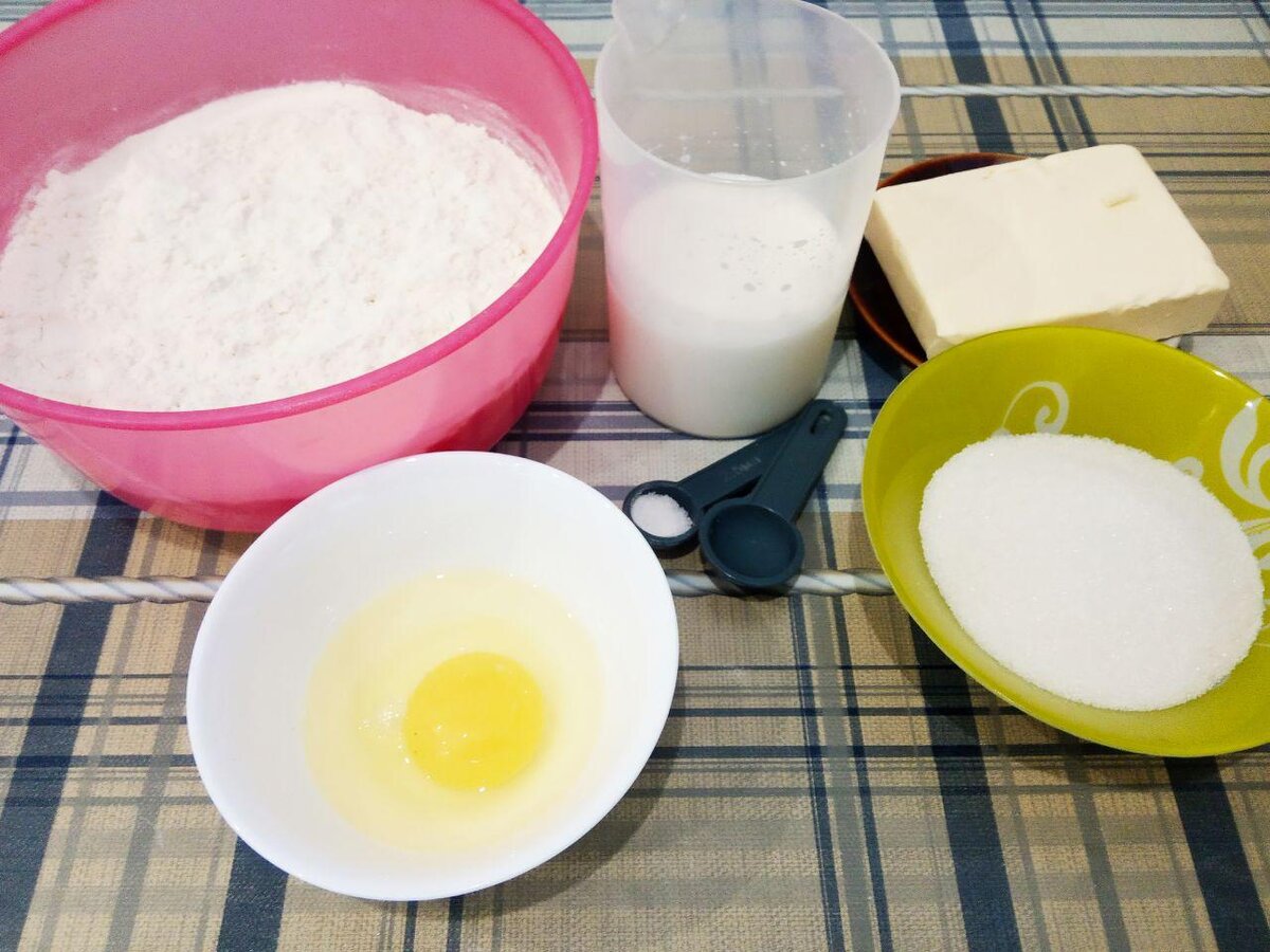 Ингредиенты для слоёного печенья