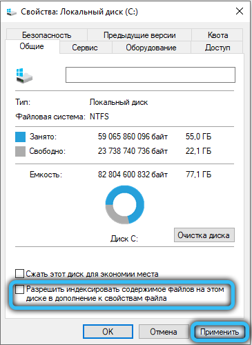 индексация содержимого