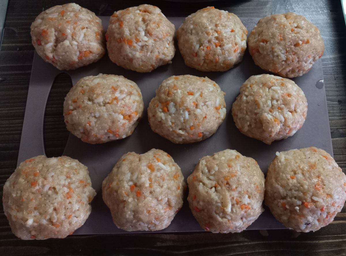 Как в песне, я их слепила из того что было.