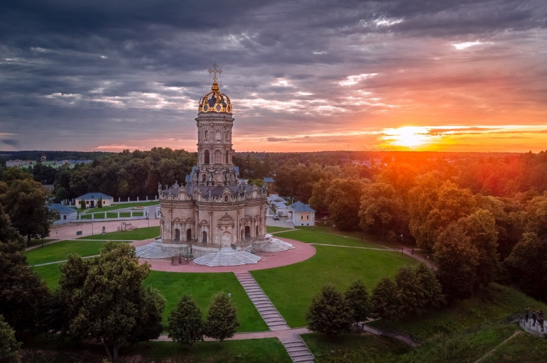 Свод изнутри - Picture of Church of the Sign of the Blessed Virgin Mary, Dubrovi