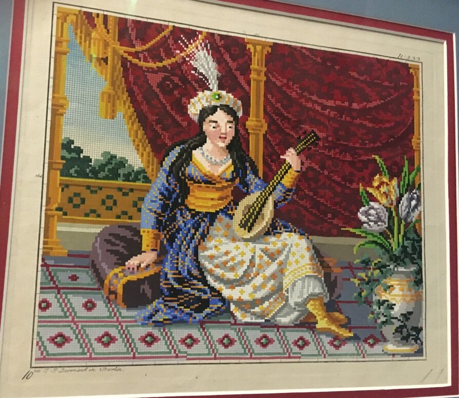 Вышивка из музея Голицыных