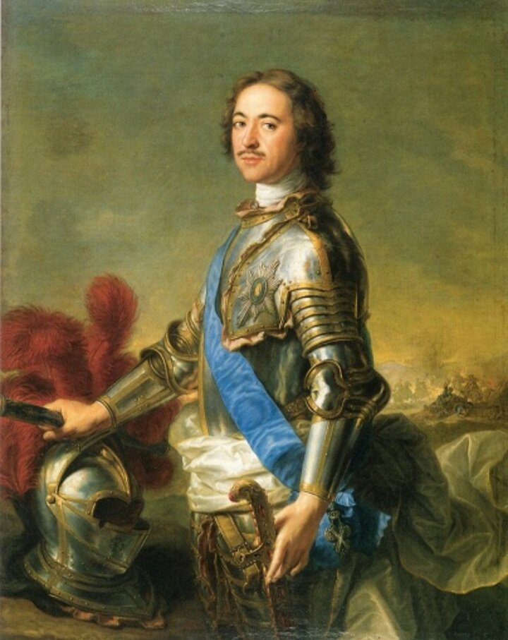 Петр I. худ. Ж.М. Натье. 1717 г.