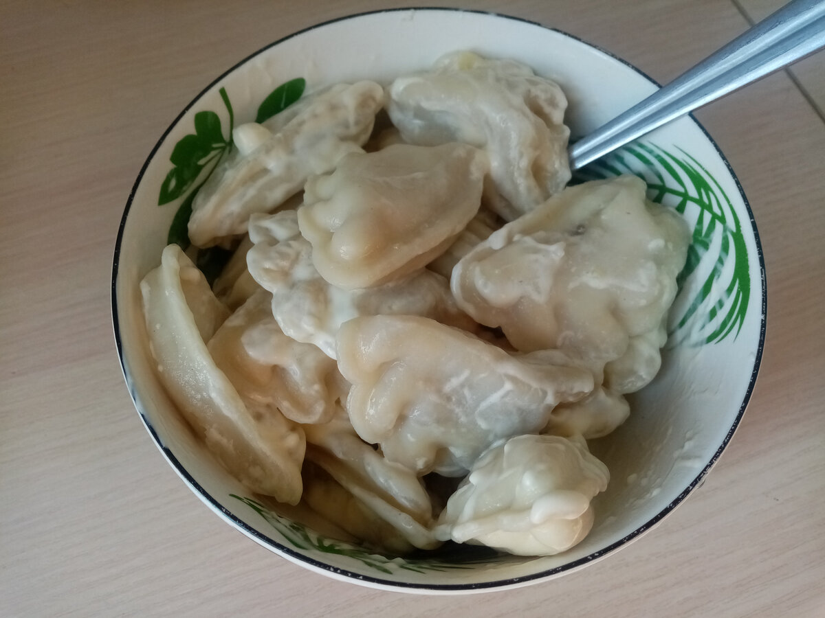 вареники с майонезом